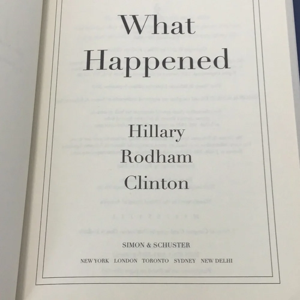 What Happened- Hillary Rodham Clinton
